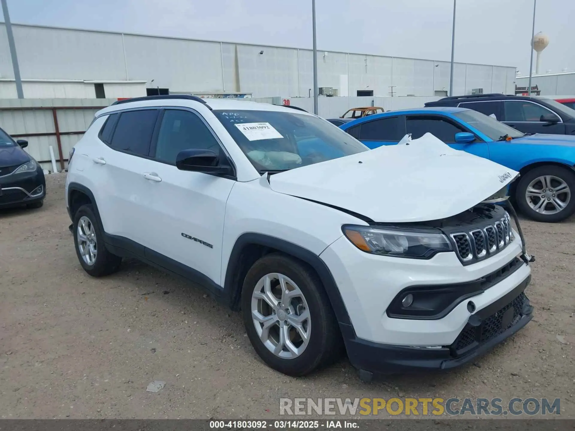 1 Photograph of a damaged car 3C4NJDBNXRT119533 JEEP COMPASS 2024