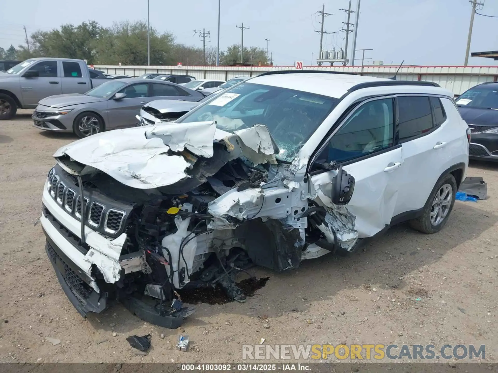 2 Photograph of a damaged car 3C4NJDBNXRT119533 JEEP COMPASS 2024