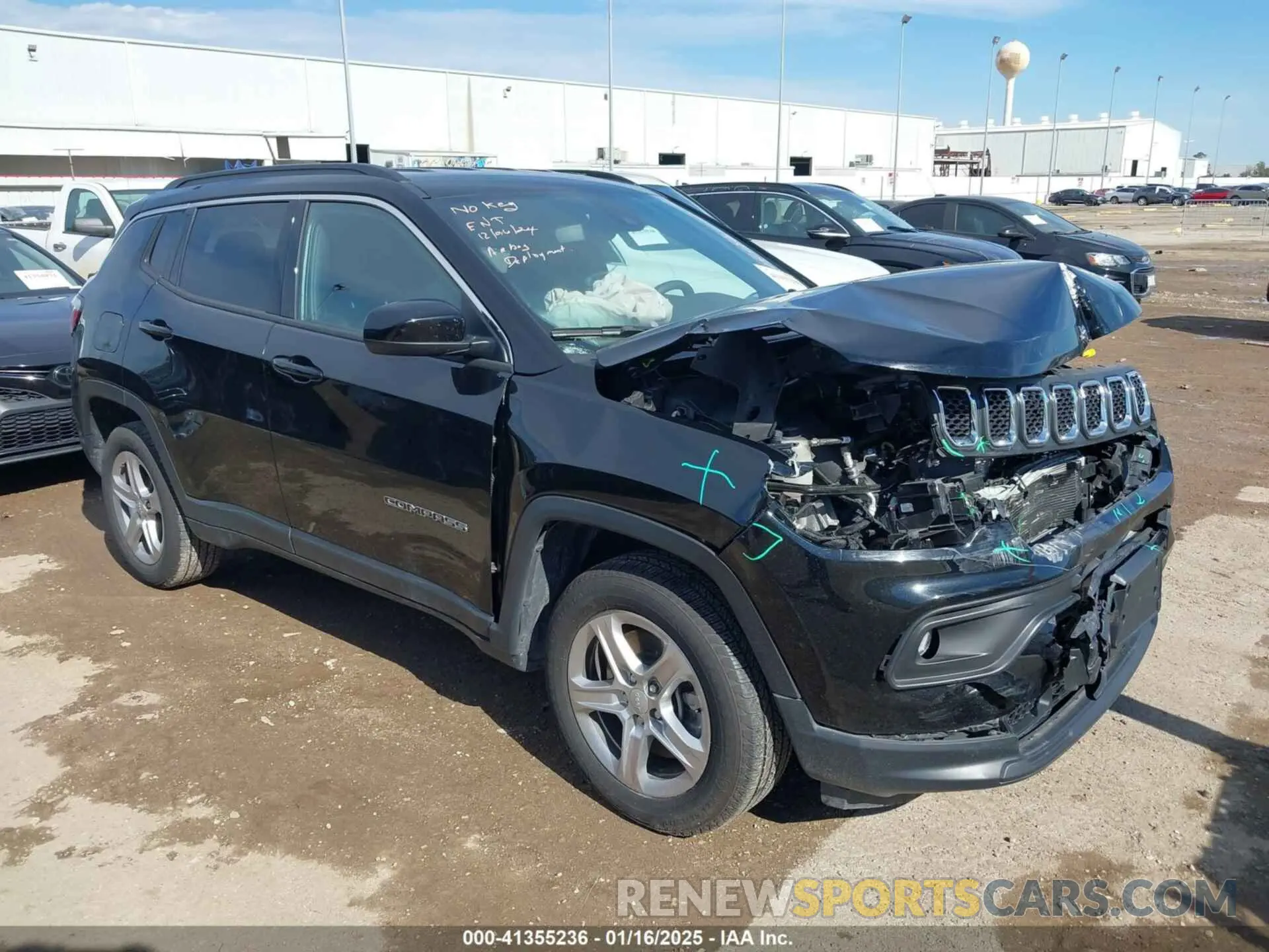 1 Photograph of a damaged car 3C4NJDBNXRT603833 JEEP COMPASS 2024