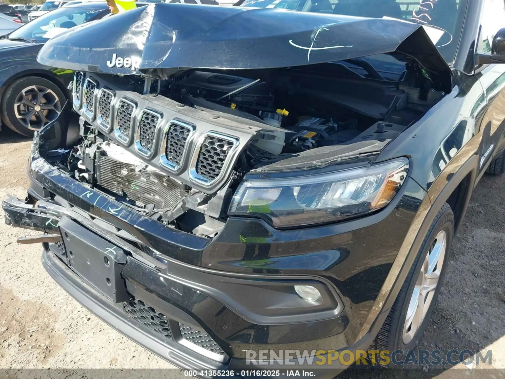 16 Photograph of a damaged car 3C4NJDBNXRT603833 JEEP COMPASS 2024