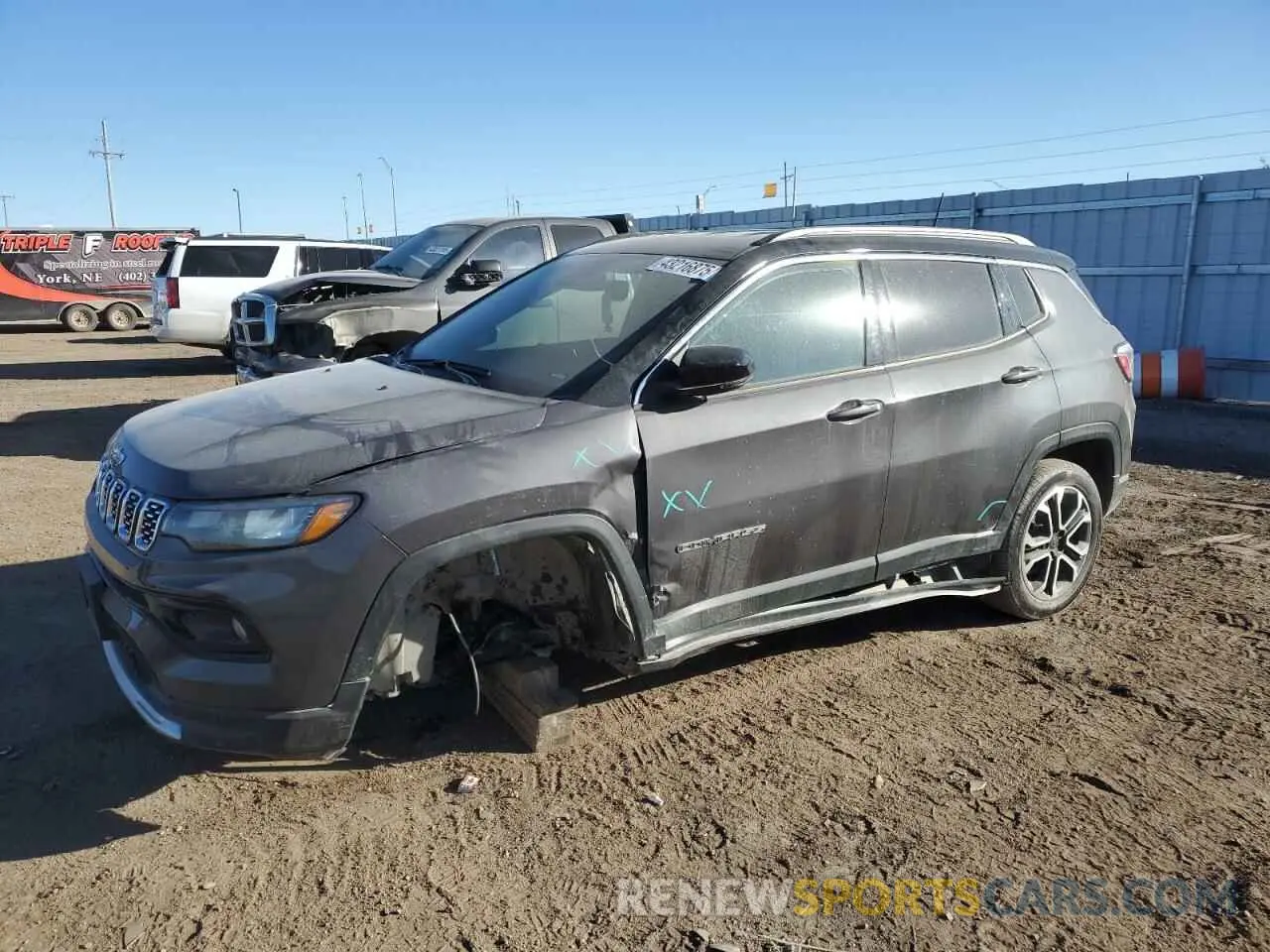 1 Photograph of a damaged car 3C4NJDCN0RT119832 JEEP COMPASS 2024