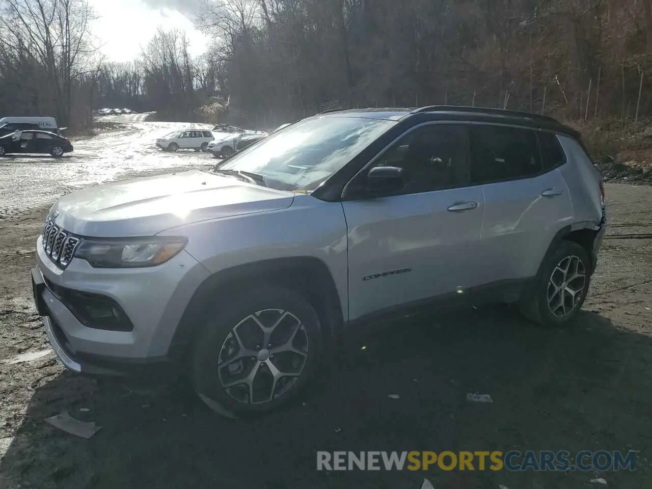 1 Photograph of a damaged car 3C4NJDCN0RT153365 JEEP COMPASS 2024
