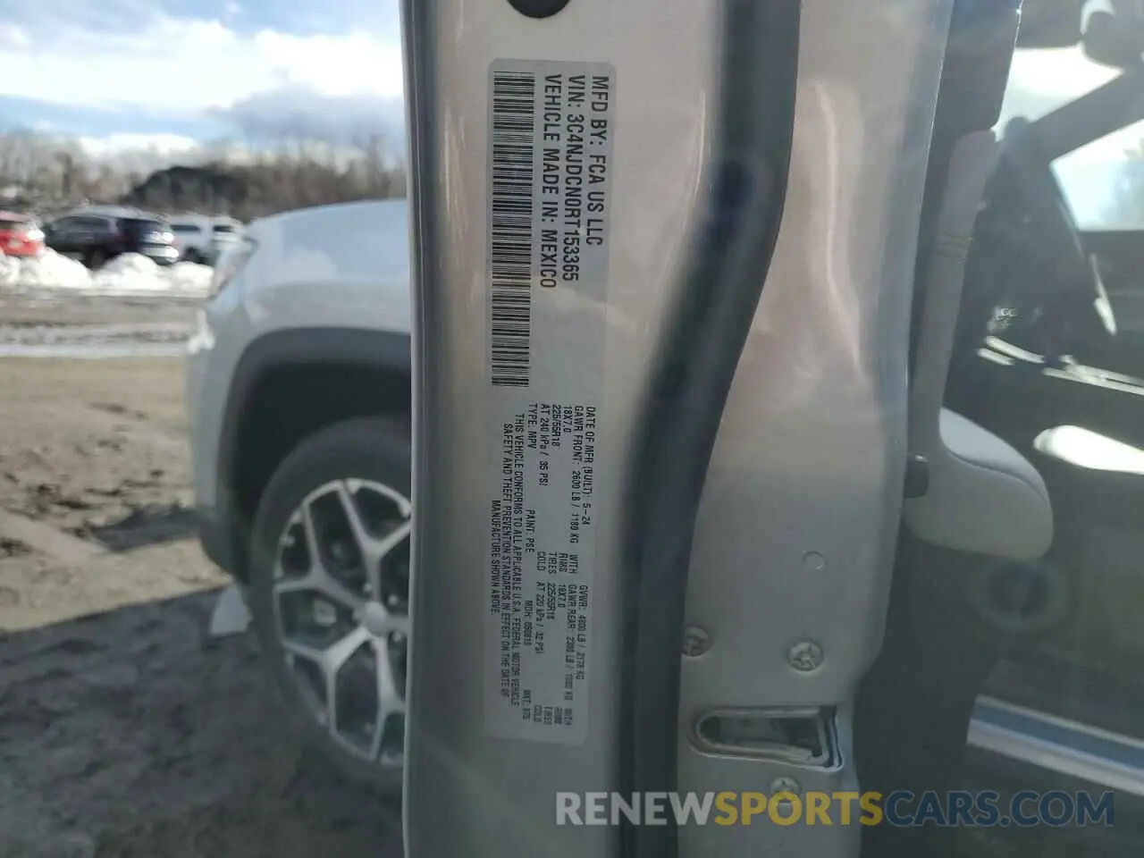 13 Photograph of a damaged car 3C4NJDCN0RT153365 JEEP COMPASS 2024
