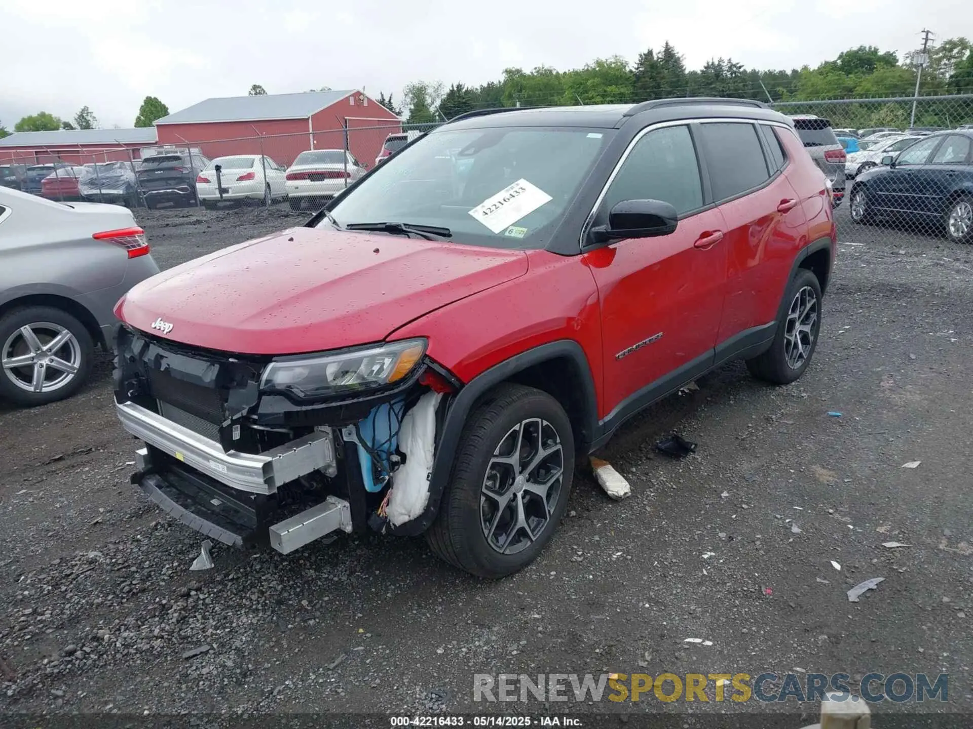 2 Photograph of a damaged car 3C4NJDCN1RT140091 JEEP COMPASS 2024