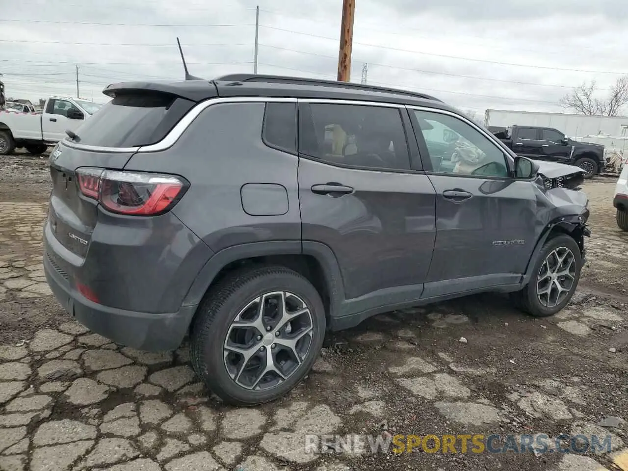 3 Photograph of a damaged car 3C4NJDCN1RT142049 JEEP COMPASS 2024