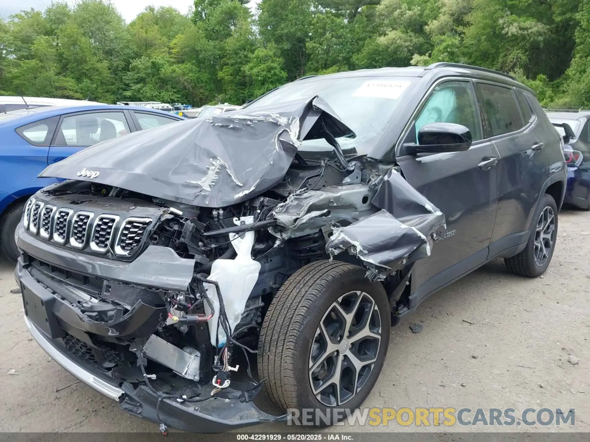 2 Photograph of a damaged car 3C4NJDCN1RT174161 JEEP COMPASS 2024