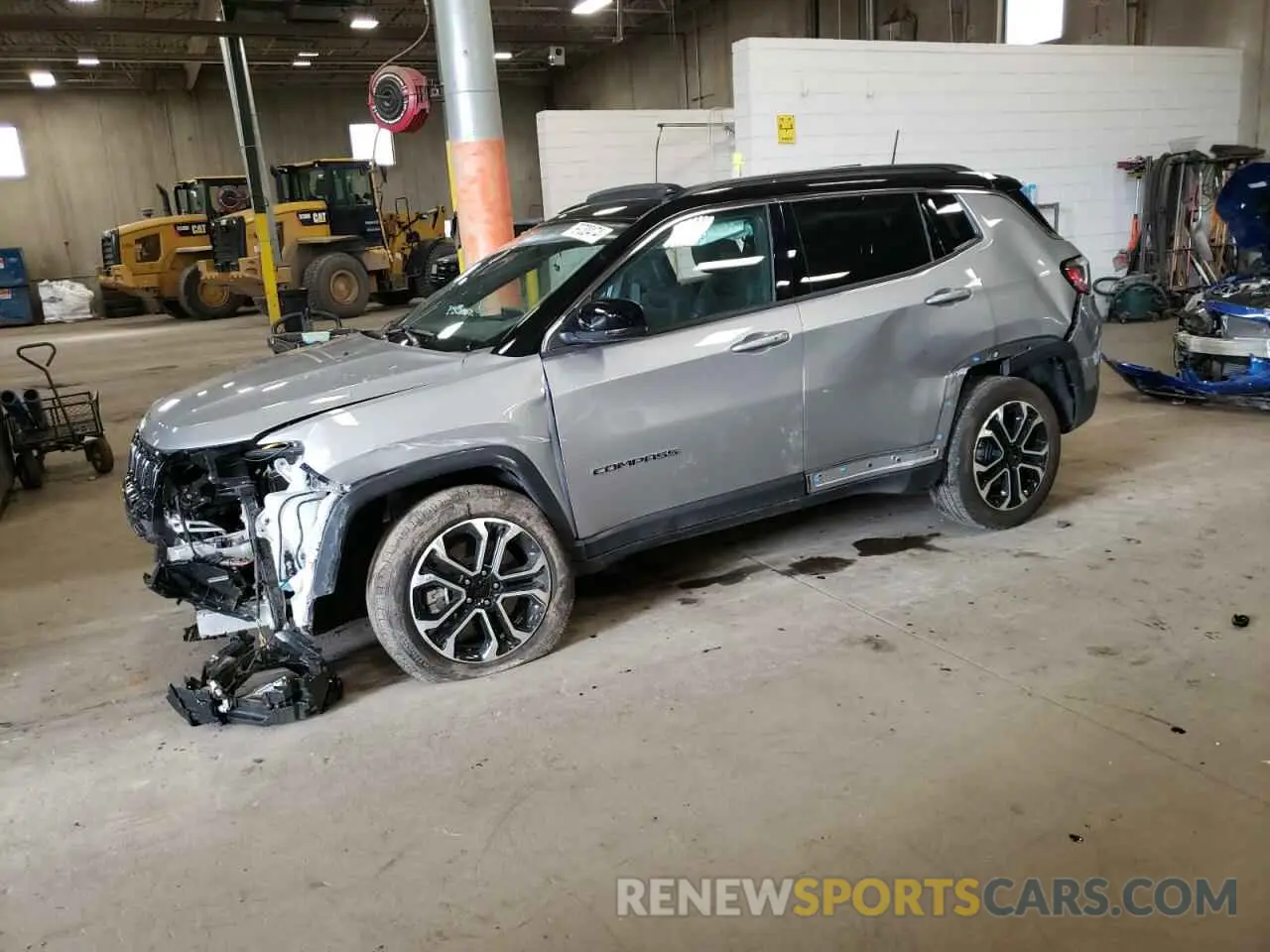 1 Photograph of a damaged car 3C4NJDCN1RT585284 JEEP COMPASS 2024