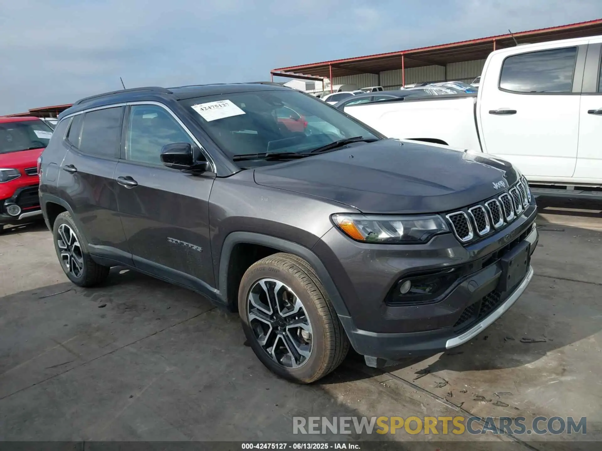 1 Photograph of a damaged car 3C4NJDCN1RT596947 JEEP COMPASS 2024