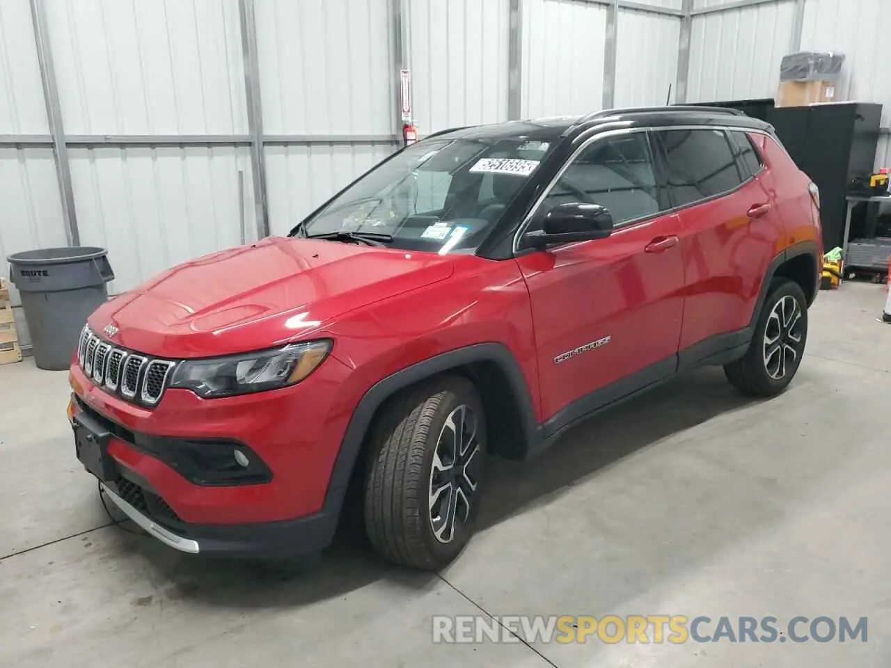 1 Photograph of a damaged car 3C4NJDCN2RT597461 JEEP COMPASS 2024