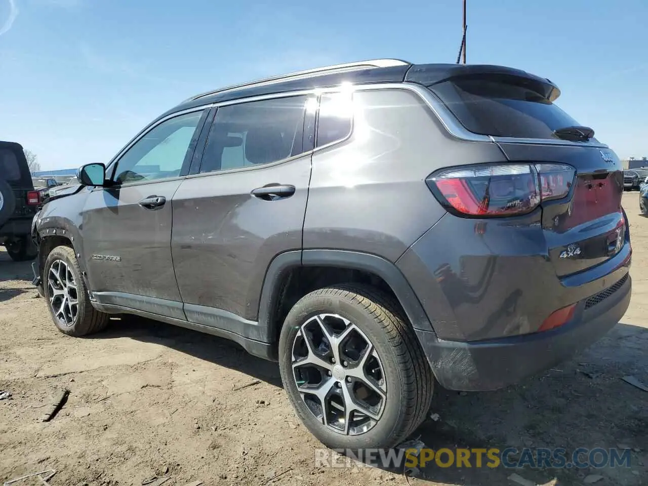 2 Photograph of a damaged car 3C4NJDCN3RT127438 JEEP COMPASS 2024