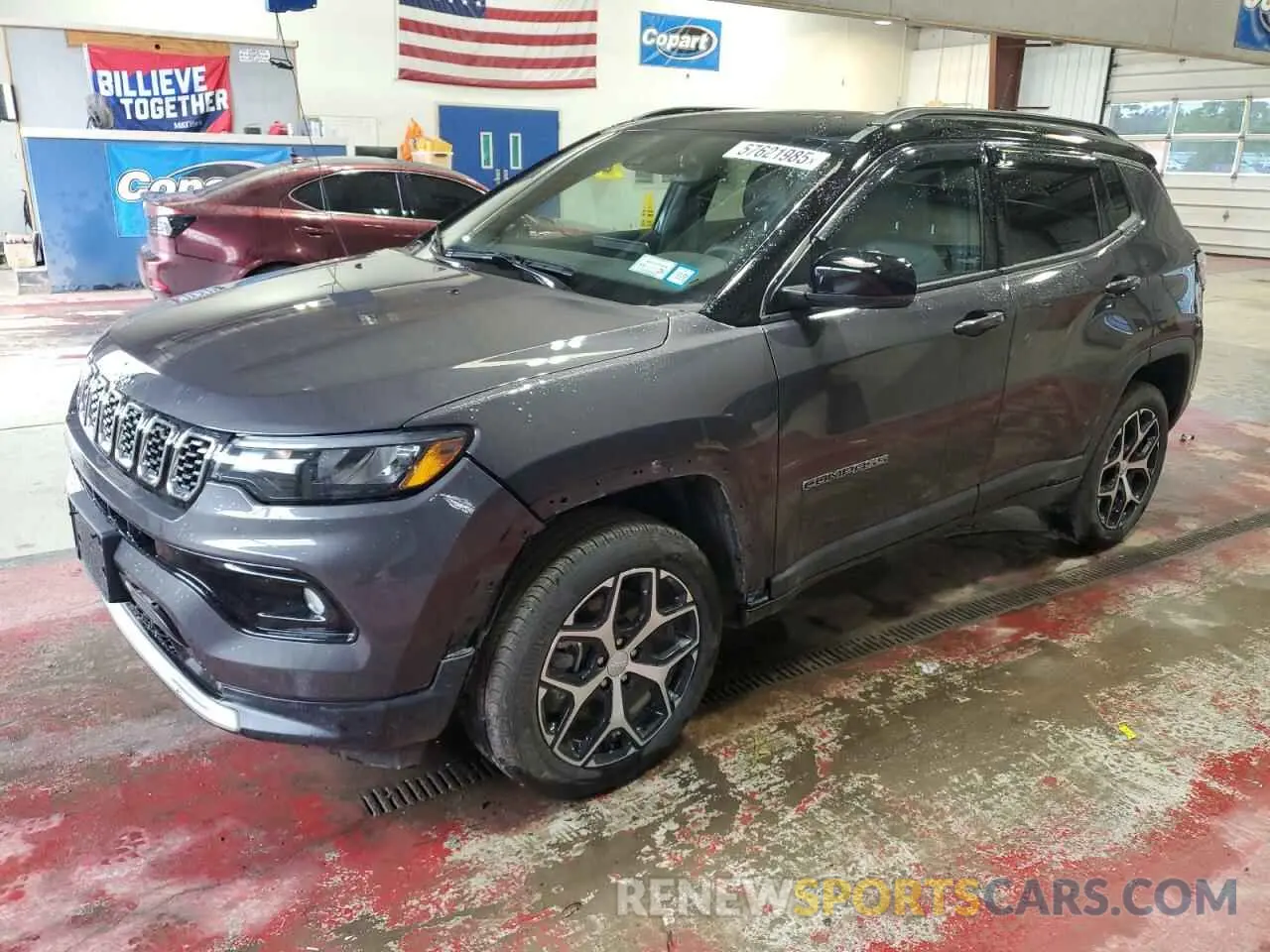 1 Photograph of a damaged car 3C4NJDCN3RT162108 JEEP COMPASS 2024