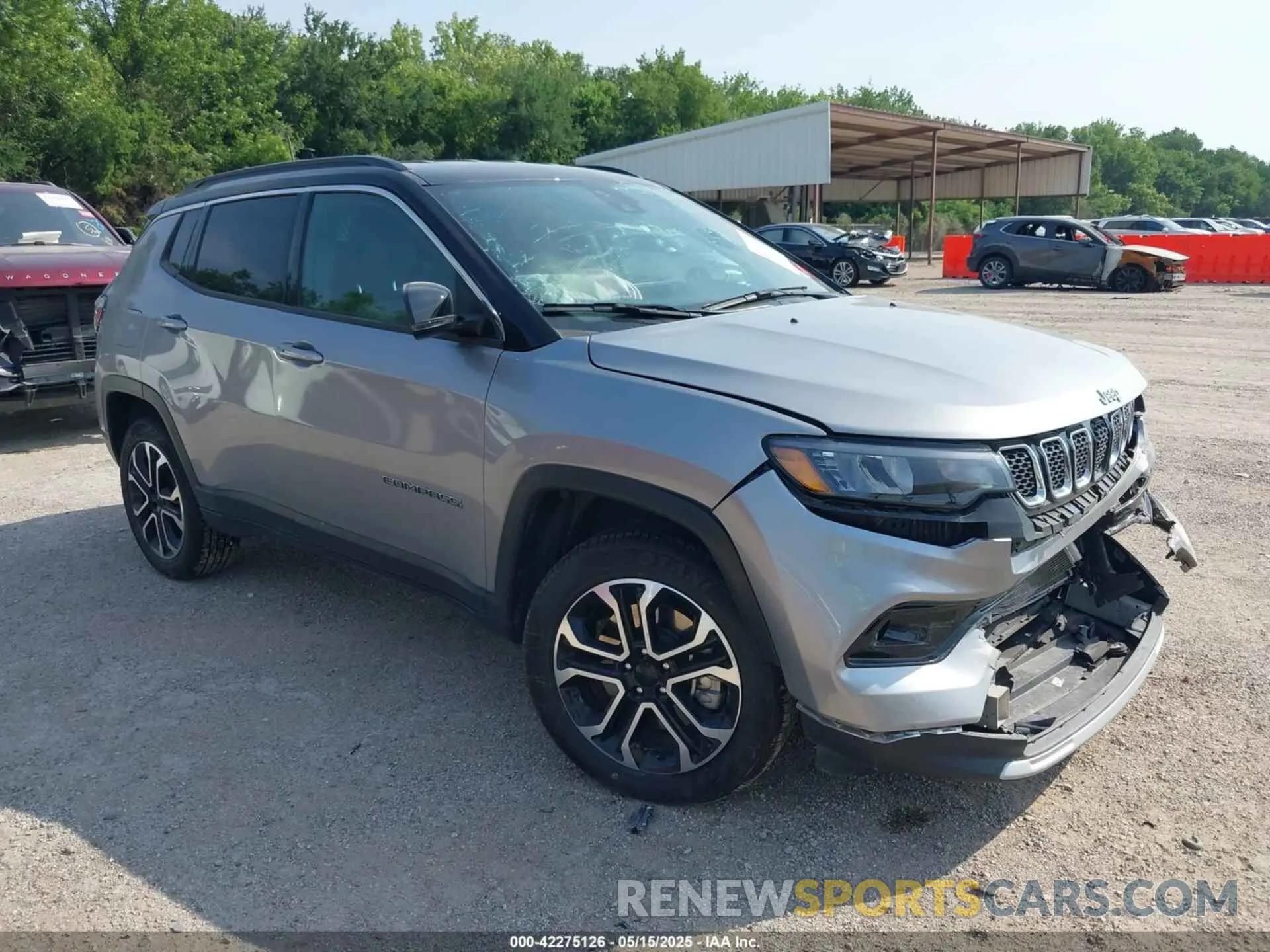 1 Photograph of a damaged car 3C4NJDCN4RT595193 JEEP COMPASS 2024