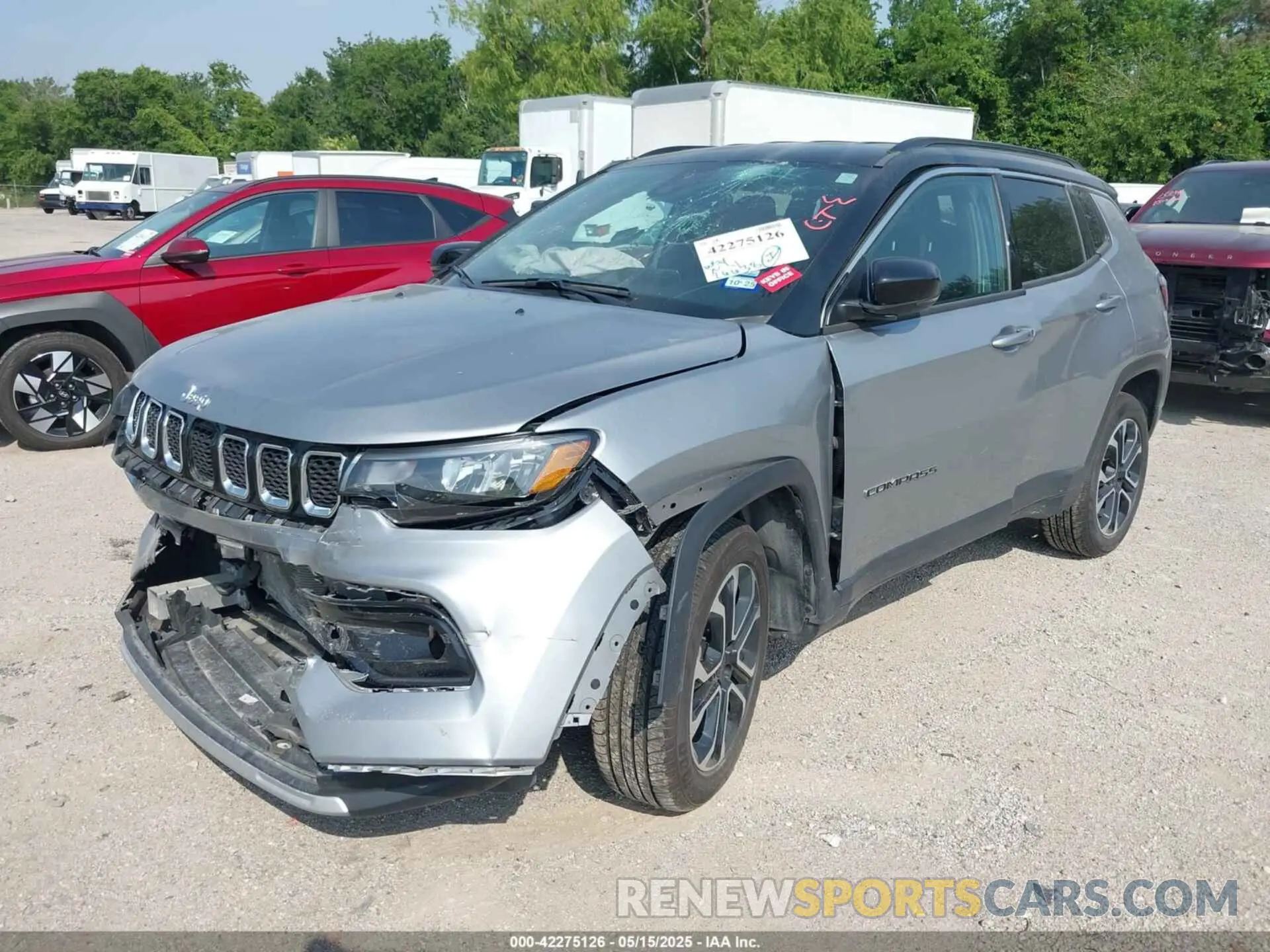2 Photograph of a damaged car 3C4NJDCN4RT595193 JEEP COMPASS 2024