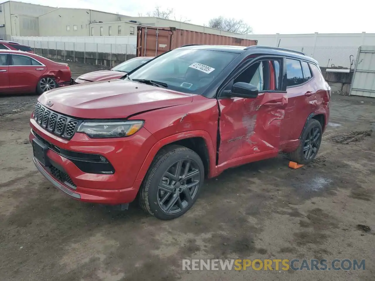 1 Photograph of a damaged car 3C4NJDCN5RT140594 JEEP COMPASS 2024