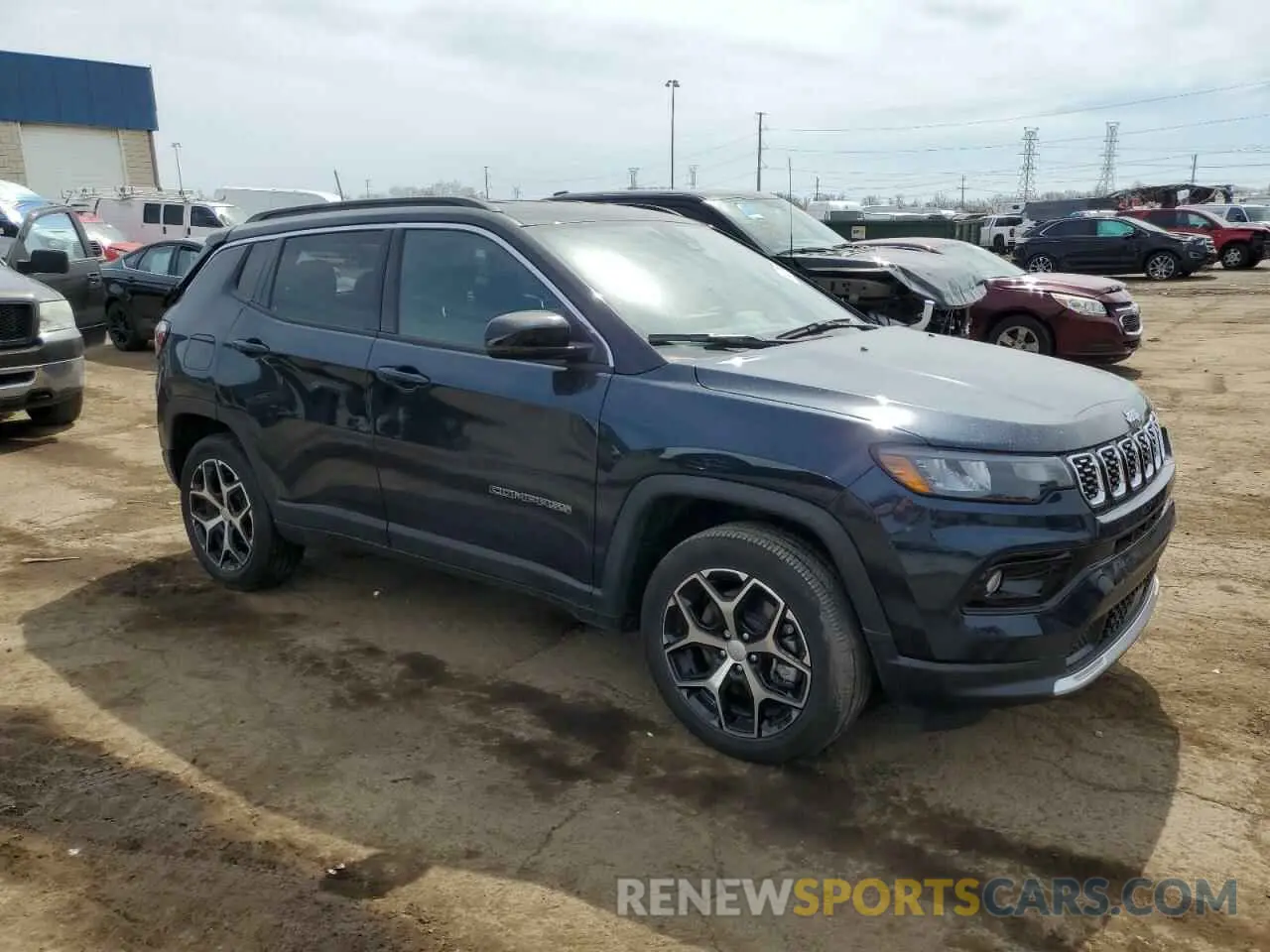 4 Photograph of a damaged car 3C4NJDCN5RT160022 JEEP COMPASS 2024