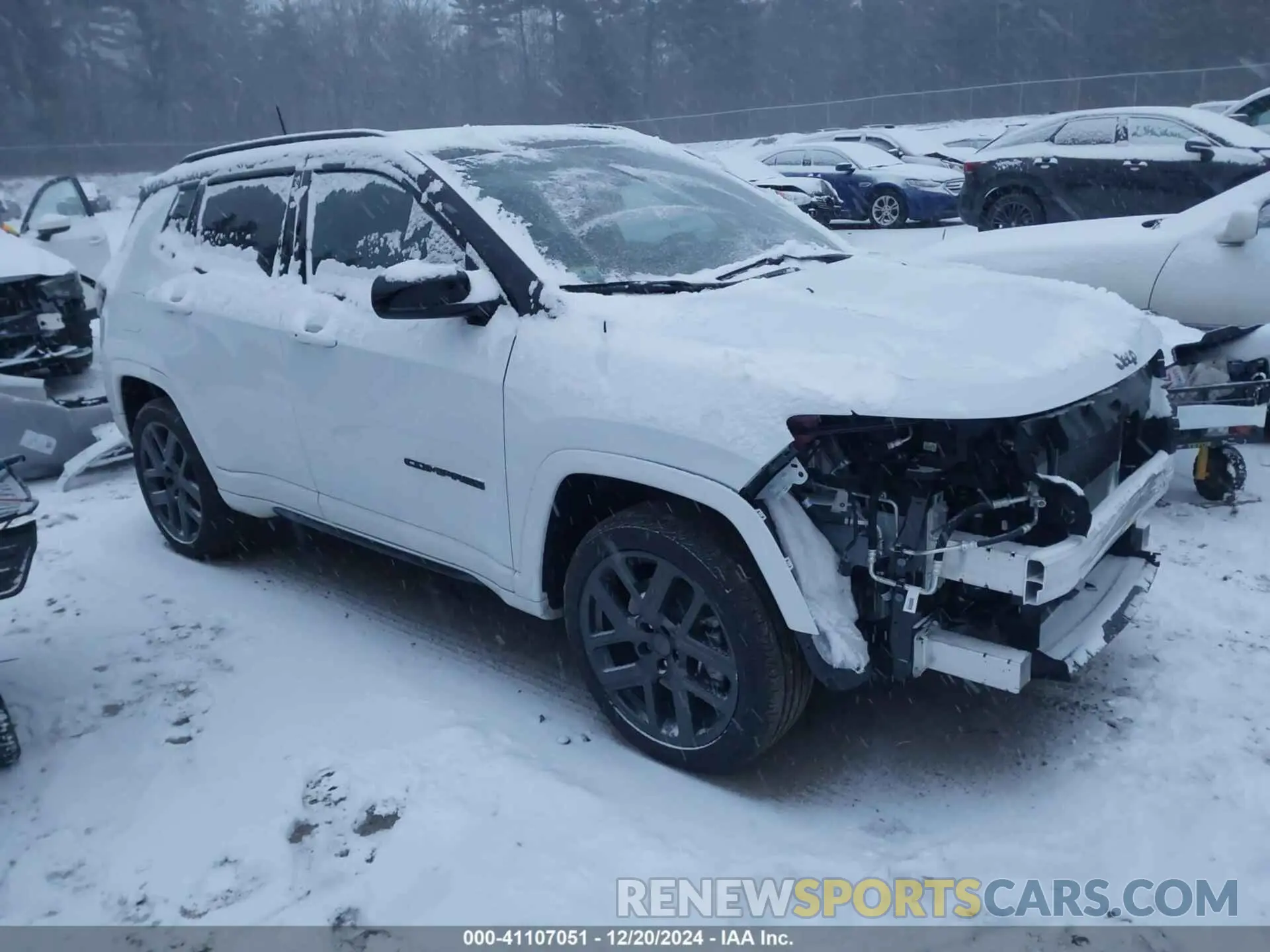 1 Photograph of a damaged car 3C4NJDCN5RT164829 JEEP COMPASS 2024