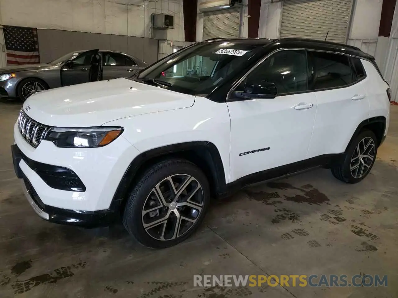 1 Photograph of a damaged car 3C4NJDCN6RT103084 JEEP COMPASS 2024