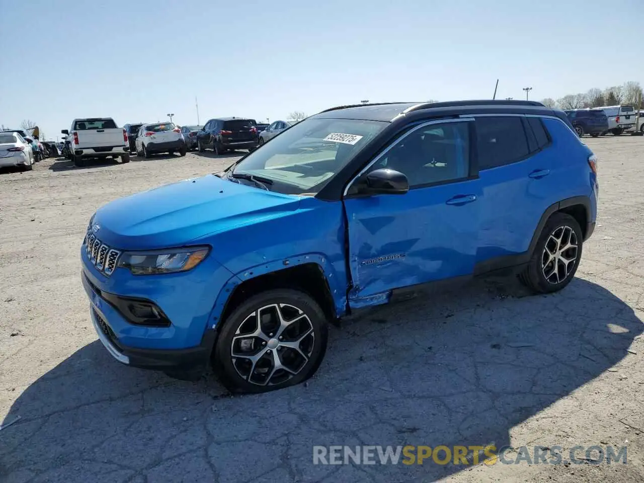 1 Photograph of a damaged car 3C4NJDCN6RT145903 JEEP COMPASS 2024