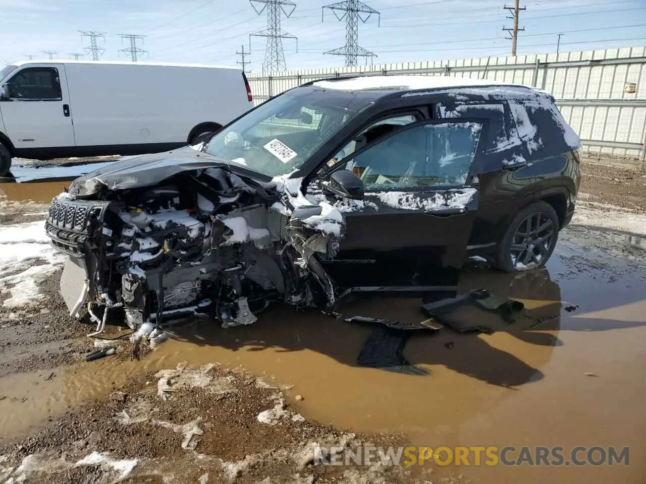 1 Photograph of a damaged car 3C4NJDCN6RT152365 JEEP COMPASS 2024