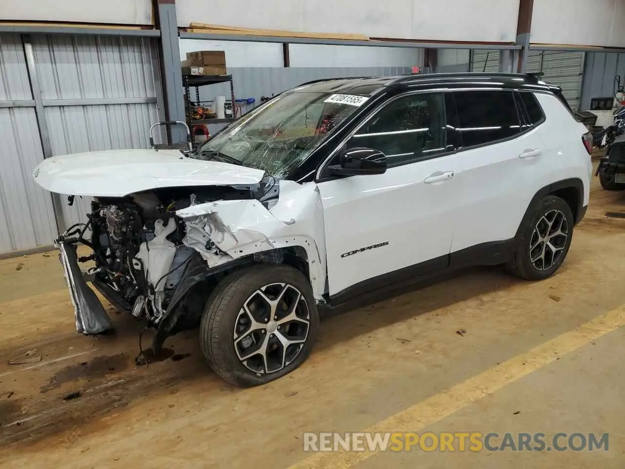 1 Photograph of a damaged car 3C4NJDCN7RT134246 JEEP COMPASS 2024