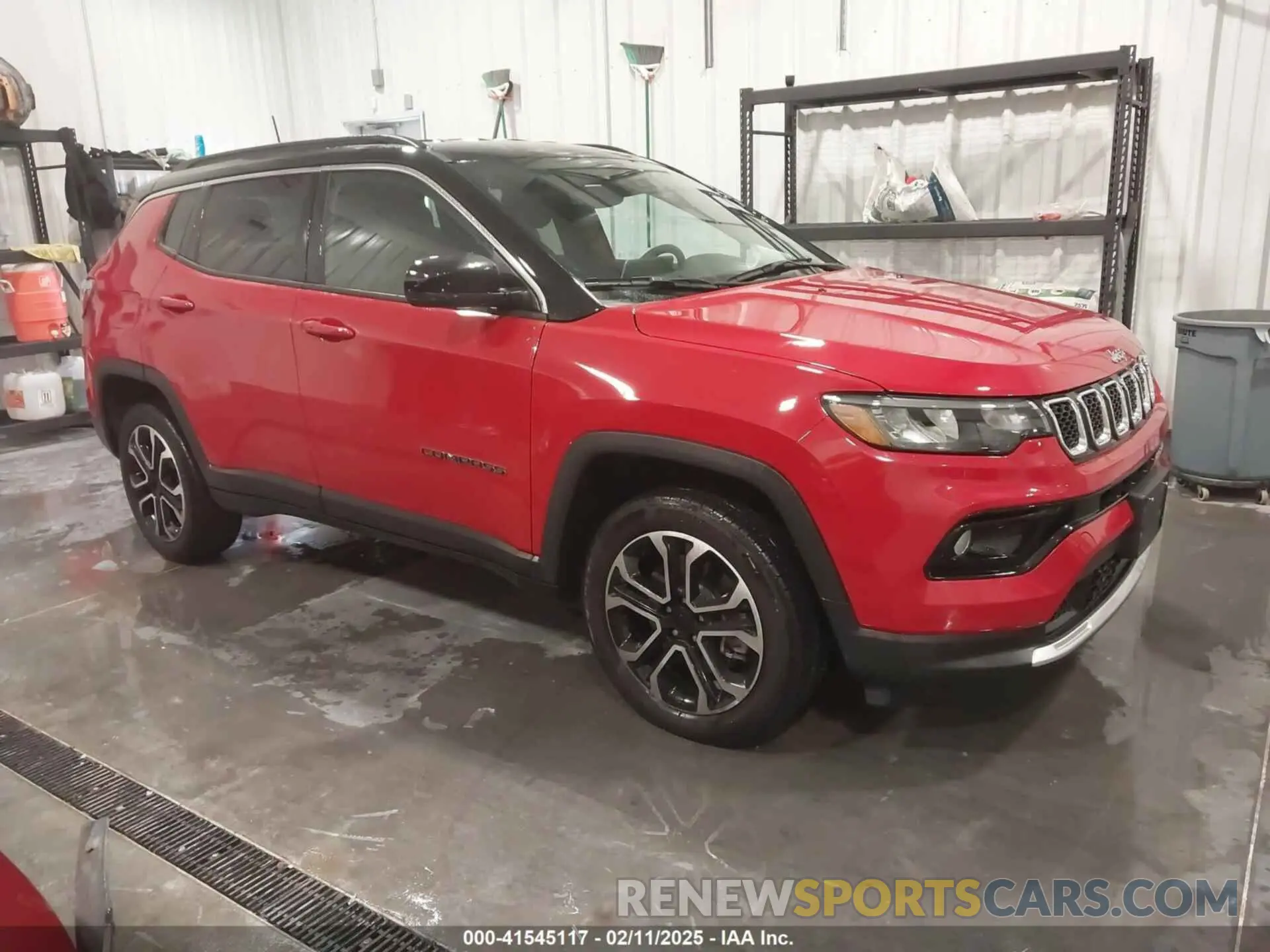 1 Photograph of a damaged car 3C4NJDCN7RT584849 JEEP COMPASS 2024