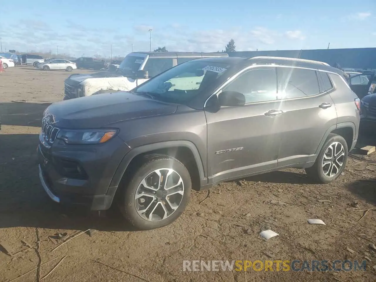 1 Photograph of a damaged car 3C4NJDCN7RT590196 JEEP COMPASS 2024