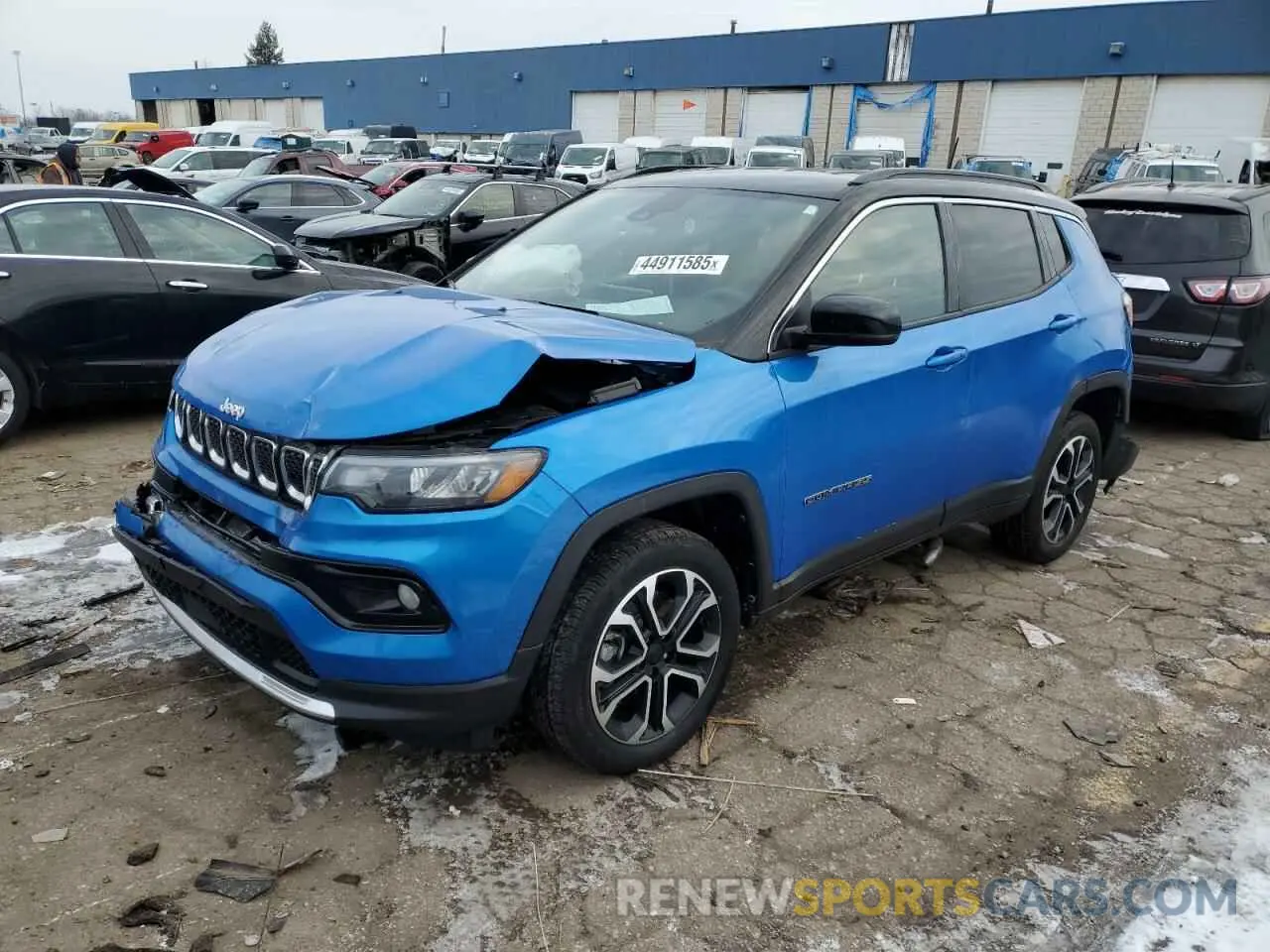 1 Photograph of a damaged car 3C4NJDCN7RT602461 JEEP COMPASS 2024