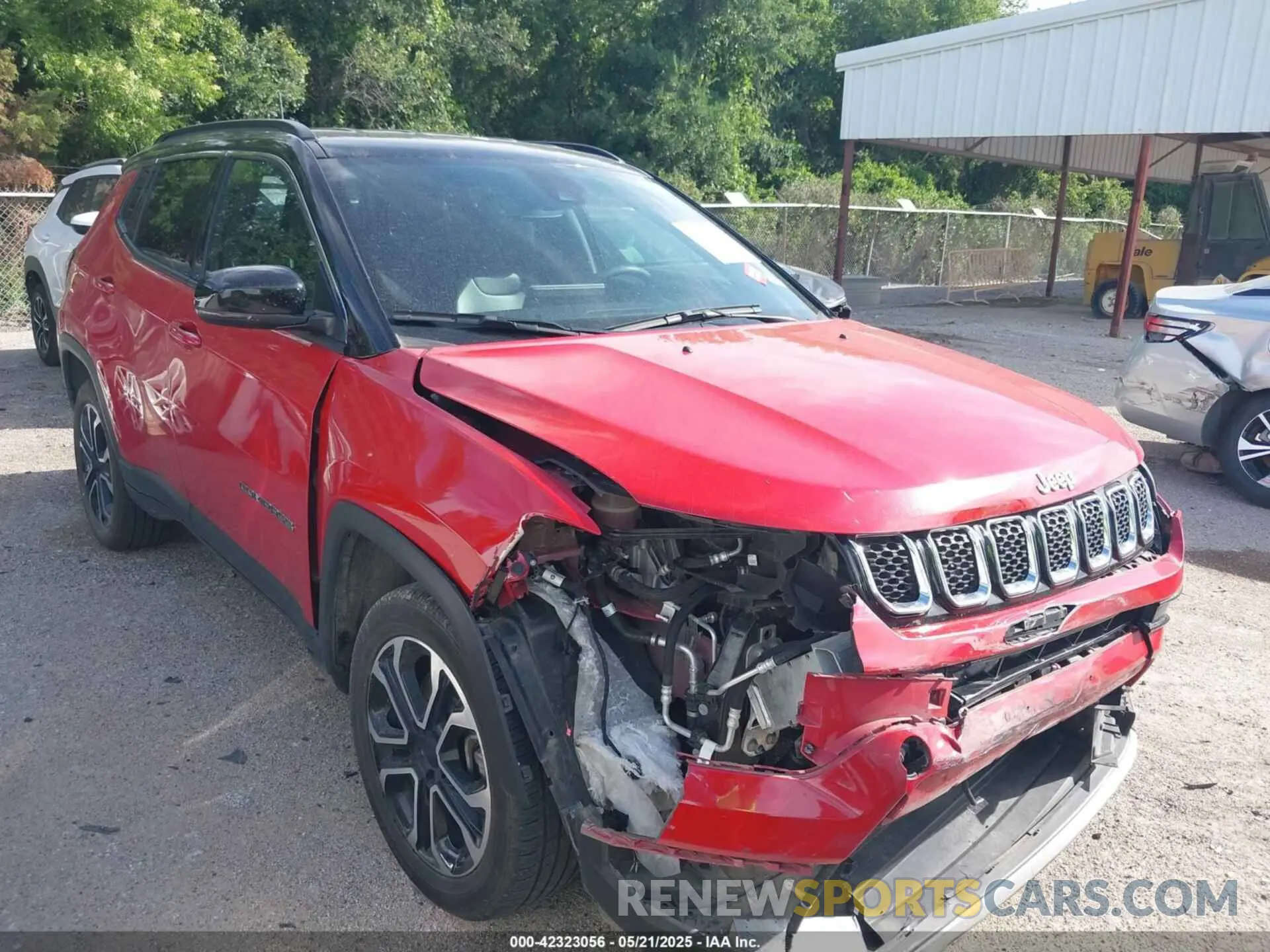 1 Photograph of a damaged car 3C4NJDCN8RT595360 JEEP COMPASS 2024