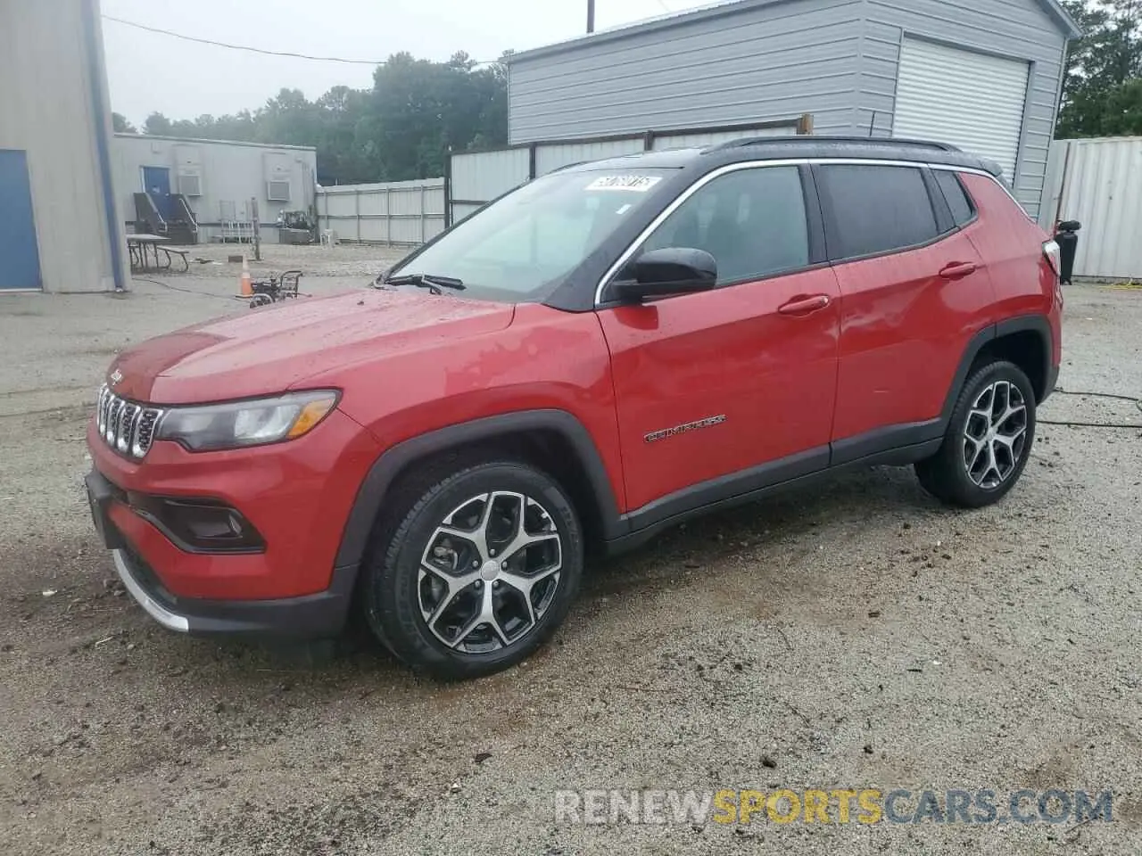 1 Photograph of a damaged car 3C4NJDCN9RT138069 JEEP COMPASS 2024
