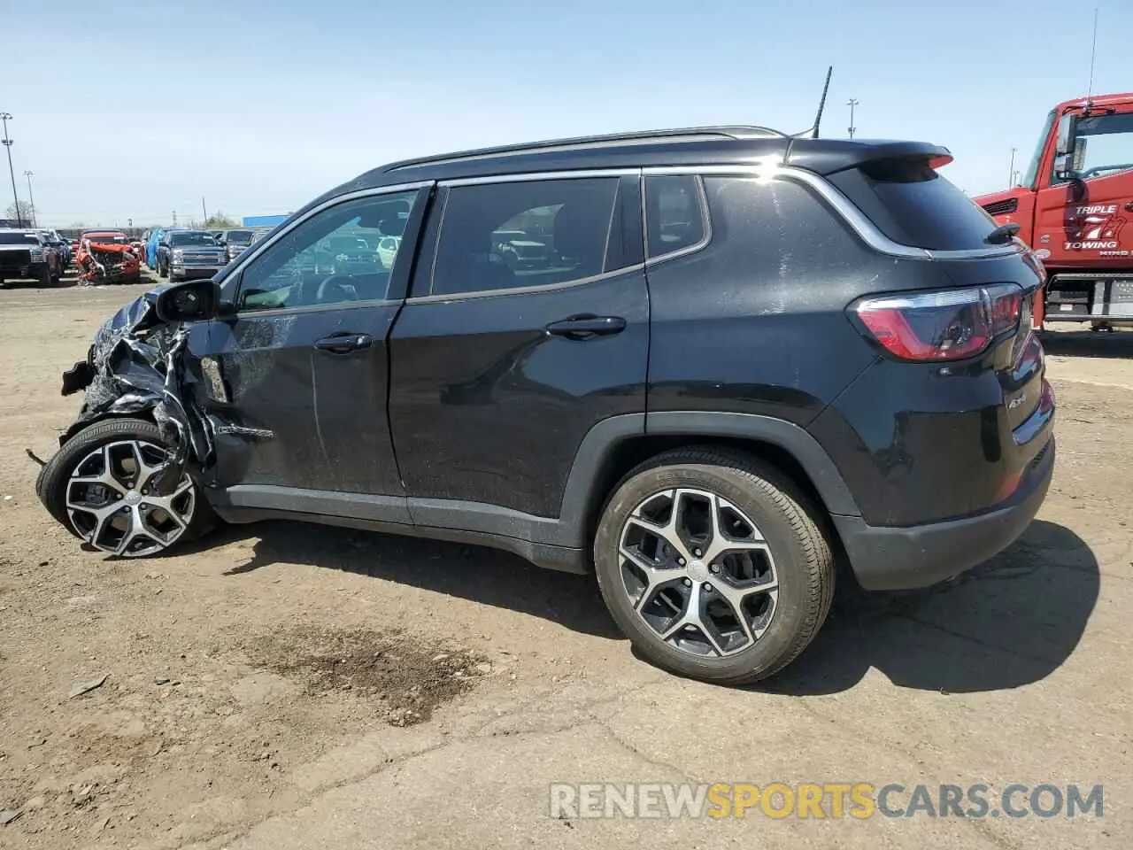 2 Photograph of a damaged car 3C4NJDCN9RT157236 JEEP COMPASS 2024