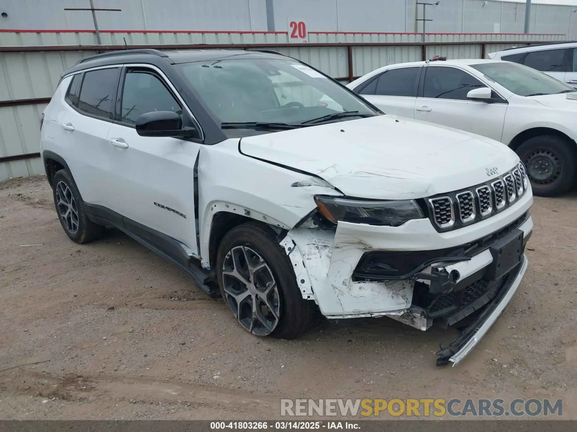 1 Photograph of a damaged car 3C4NJDCNXRT125346 JEEP COMPASS 2024