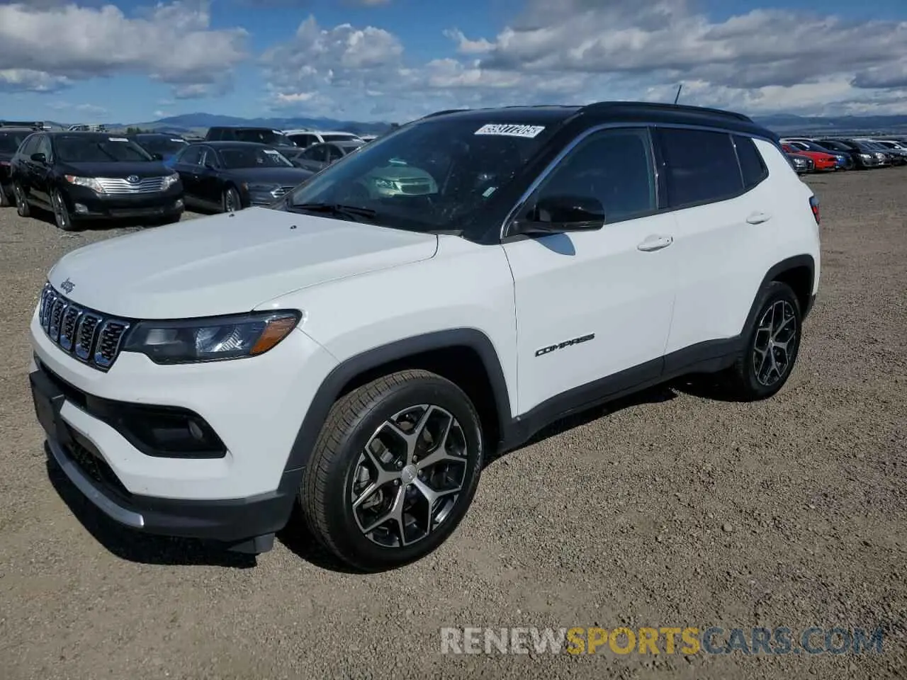 1 Photograph of a damaged car 3C4NJDCNXRT125430 JEEP COMPASS 2024