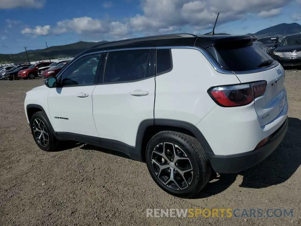 2 Photograph of a damaged car 3C4NJDCNXRT125430 JEEP COMPASS 2024