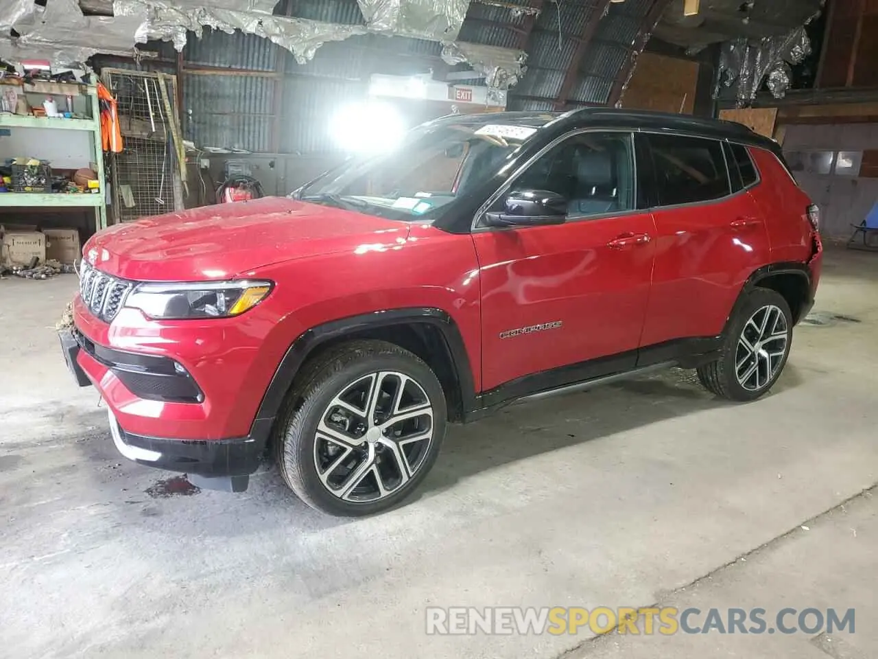 1 Photograph of a damaged car 3C4NJDCNXRT158976 JEEP COMPASS 2024