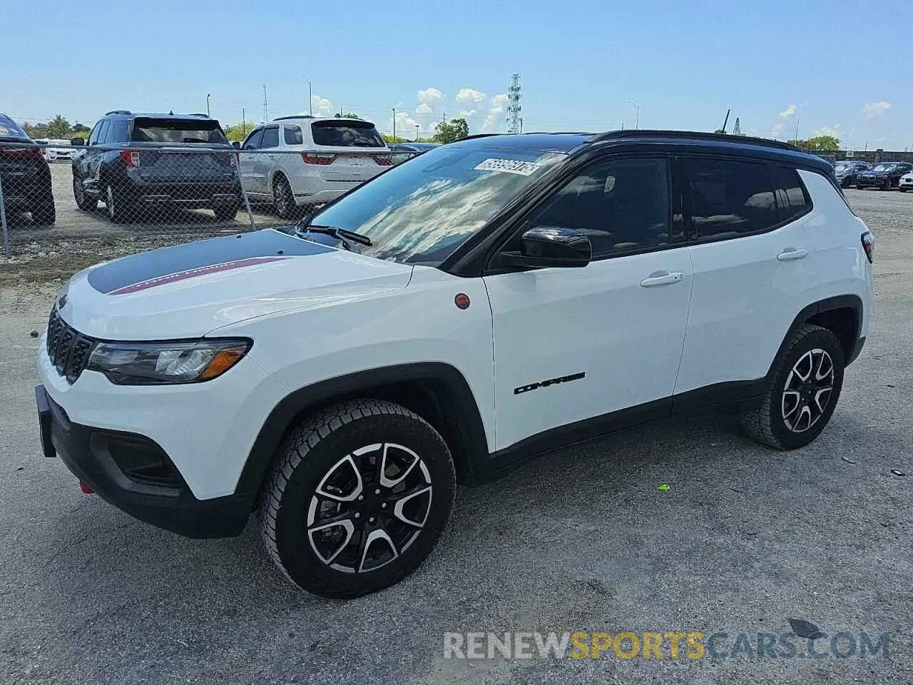 1 Photograph of a damaged car 3C4NJDDN3RT144772 JEEP COMPASS 2024