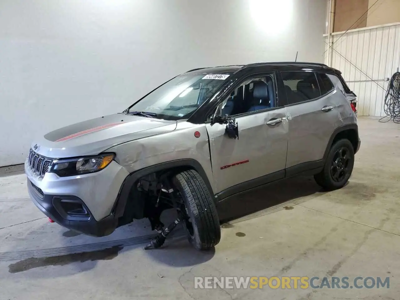 1 Photograph of a damaged car 3C4NJDDN3RT596527 JEEP COMPASS 2024