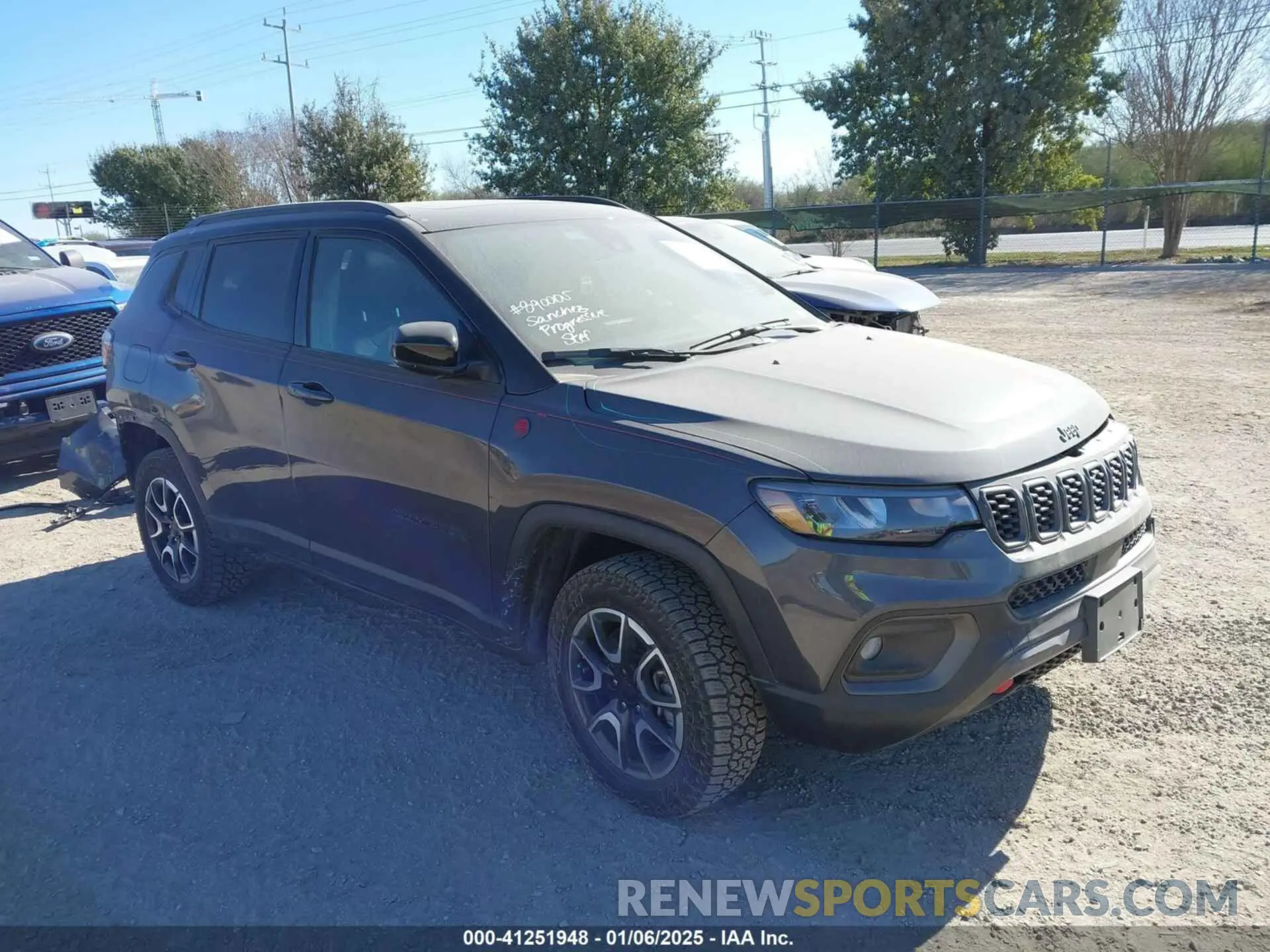 1 Photograph of a damaged car 3C4NJDDN4RT135384 JEEP COMPASS 2024