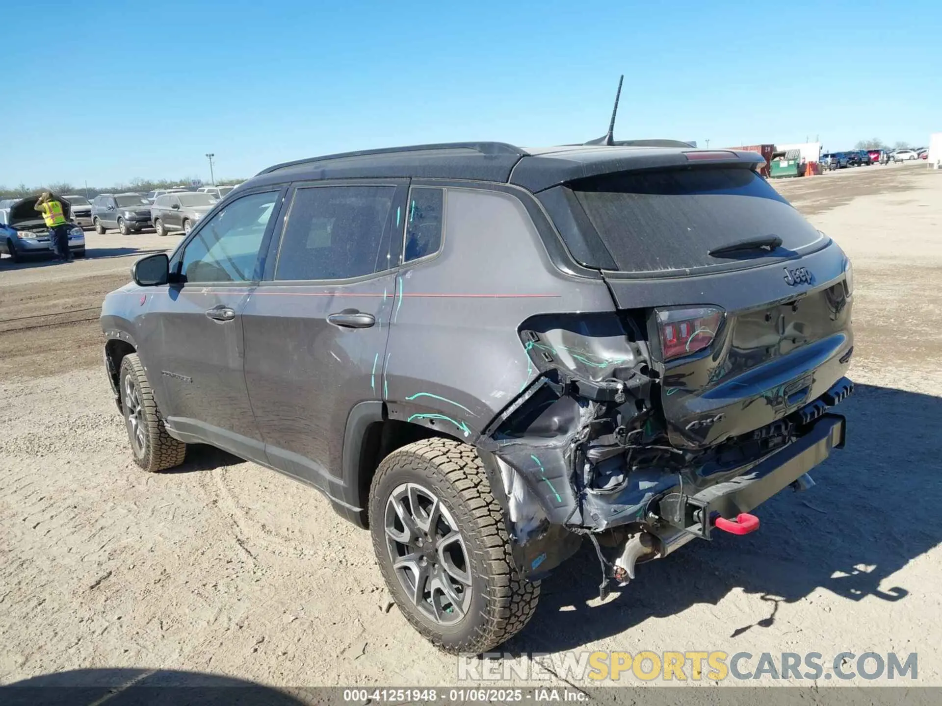 3 Photograph of a damaged car 3C4NJDDN4RT135384 JEEP COMPASS 2024