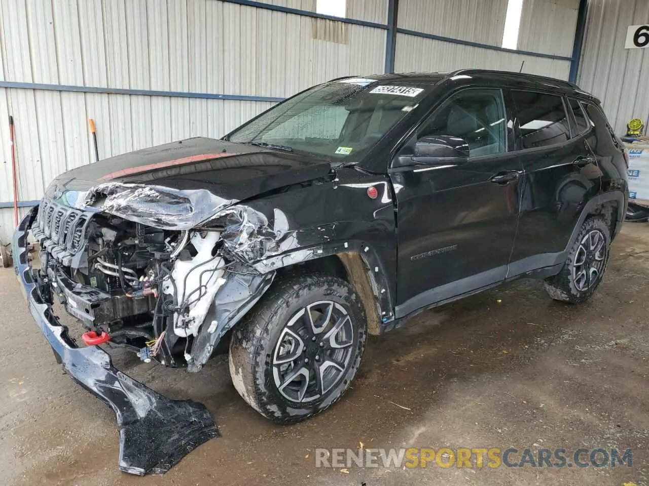 1 Photograph of a damaged car 3C4NJDDN5RT137175 JEEP COMPASS 2024
