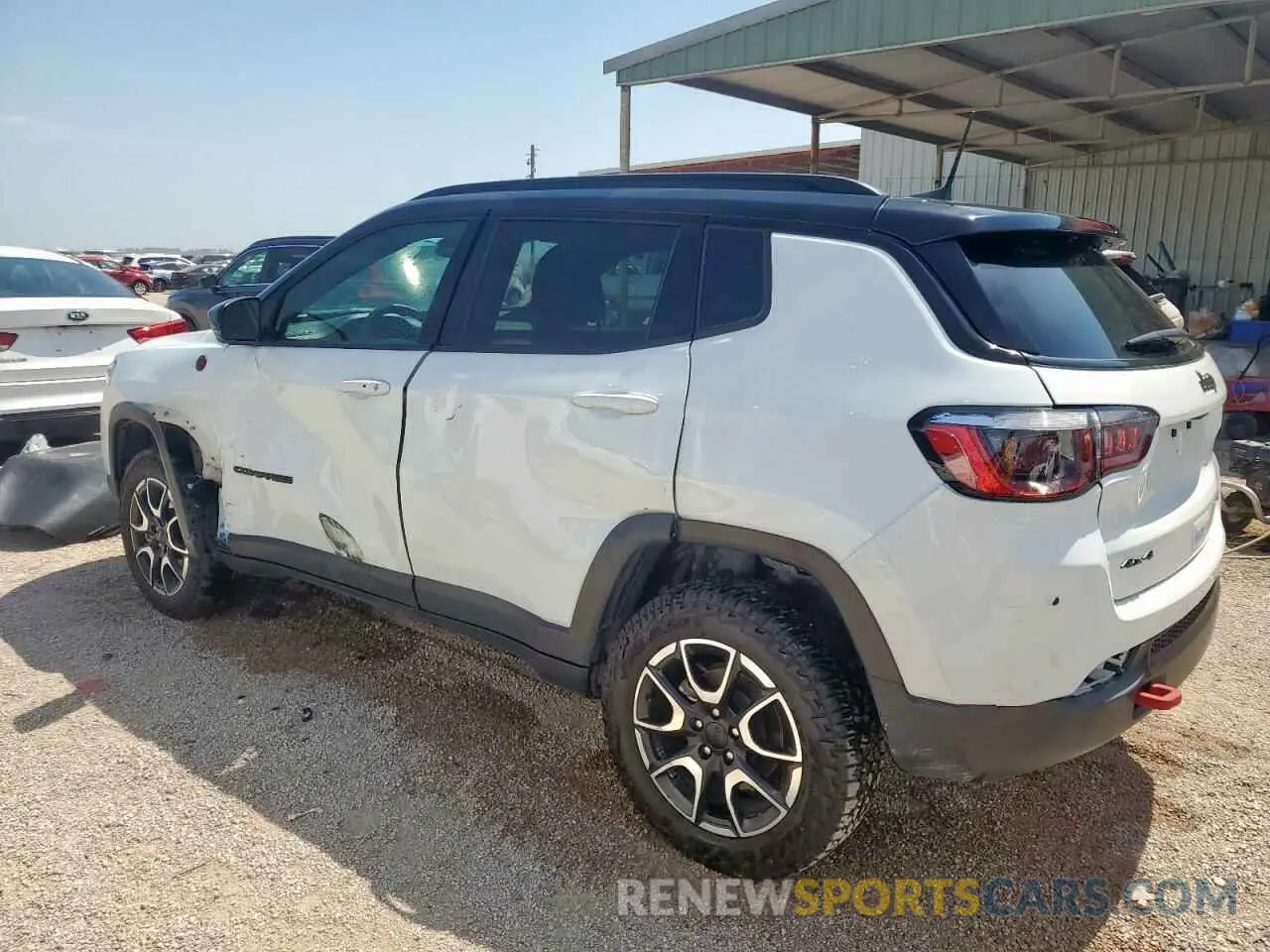 2 Photograph of a damaged car 3C4NJDDN9RT161009 JEEP COMPASS 2024