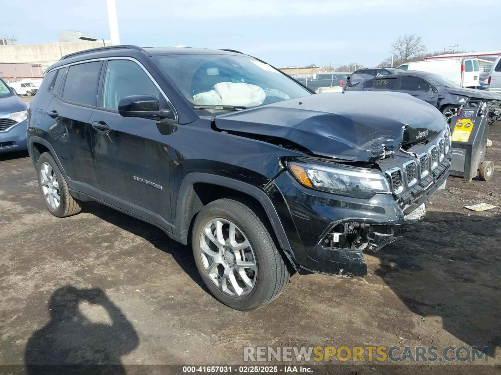 1 Photograph of a damaged car 3C4NJDFN0RT140417 JEEP COMPASS 2024