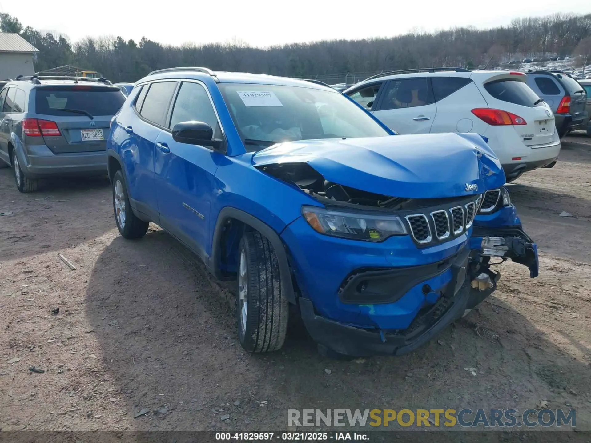 1 Photograph of a damaged car 3C4NJDFN3RT128374 JEEP COMPASS 2024
