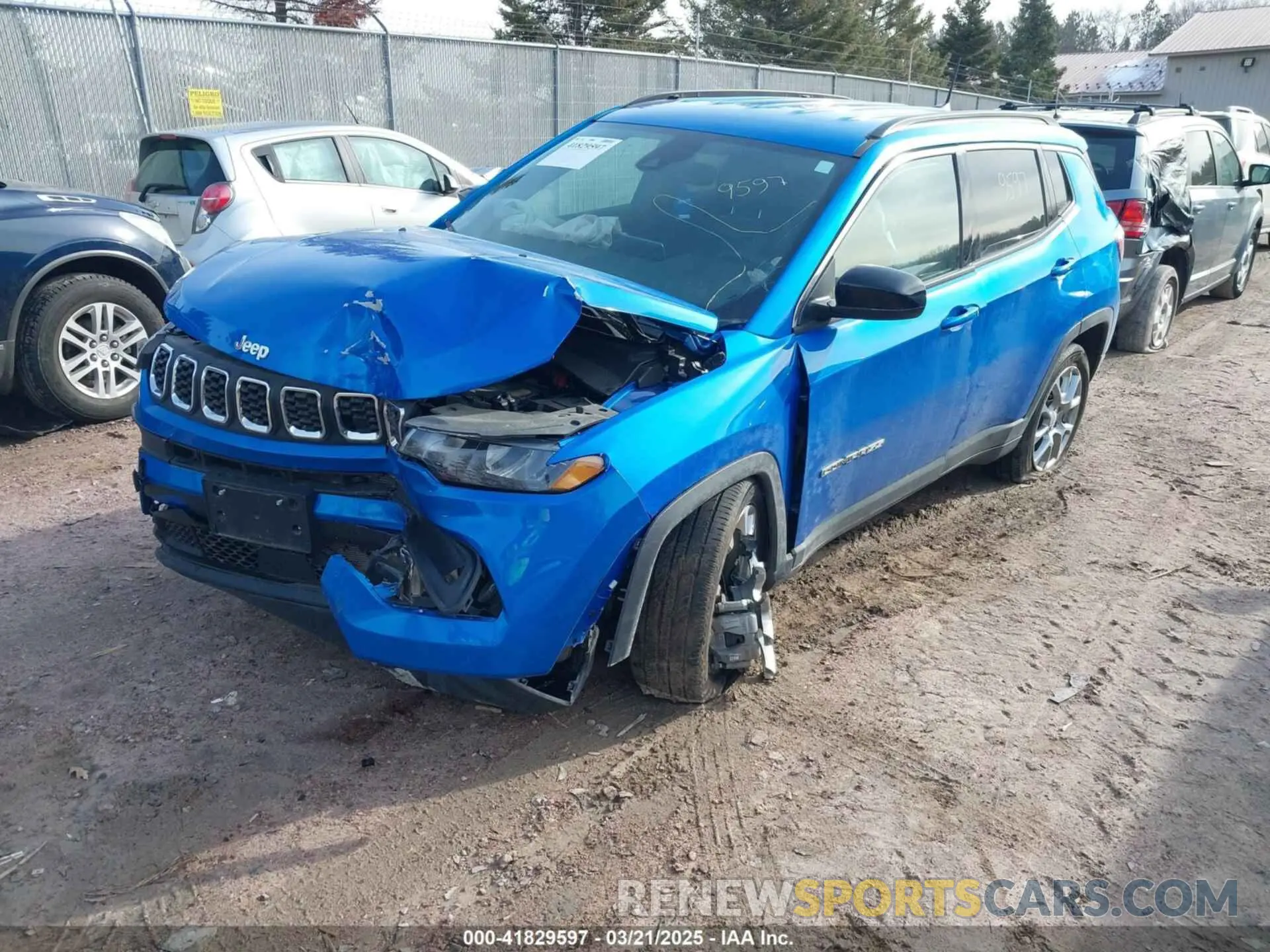 2 Photograph of a damaged car 3C4NJDFN3RT128374 JEEP COMPASS 2024