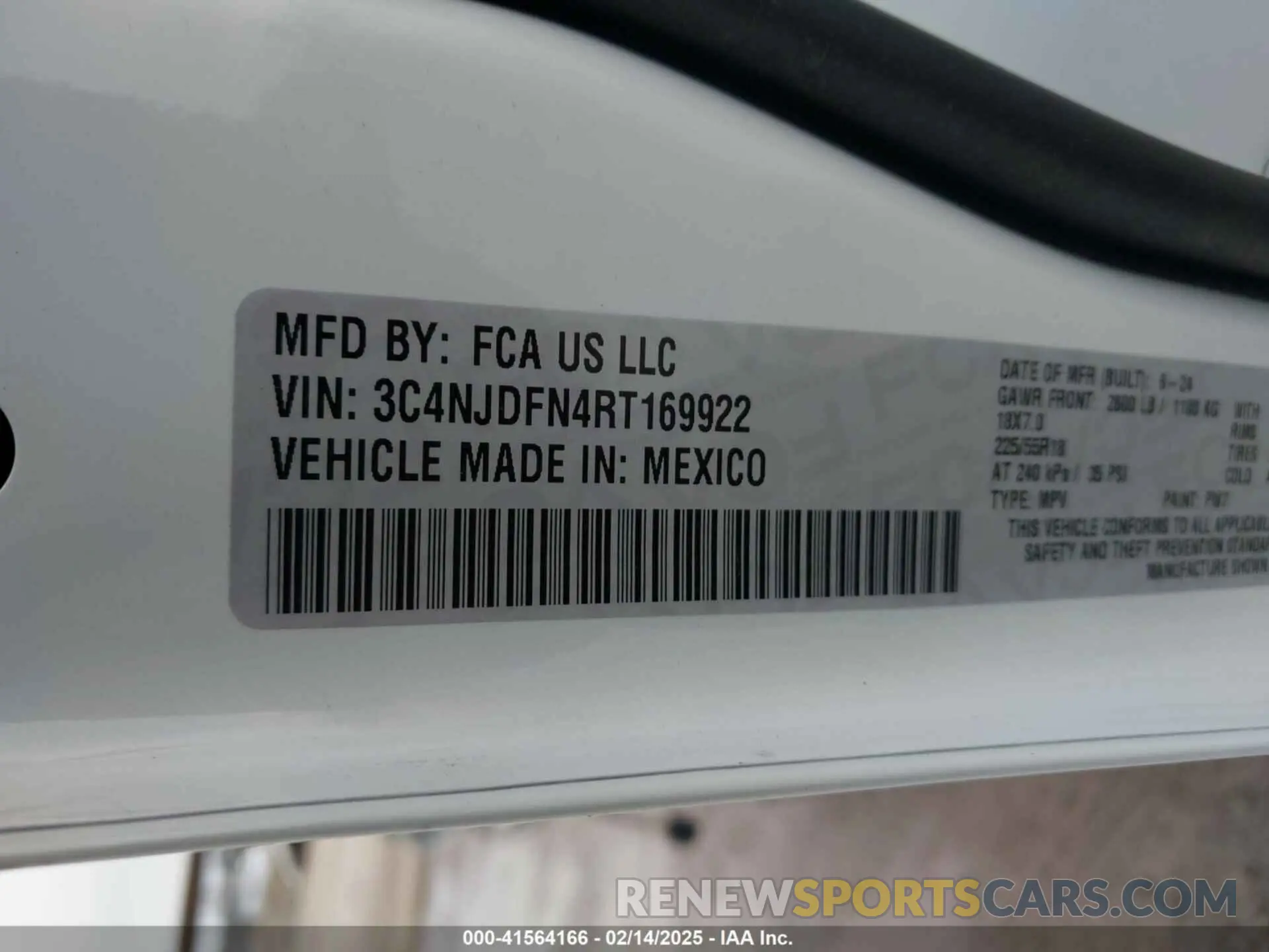 9 Photograph of a damaged car 3C4NJDFN4RT169922 JEEP COMPASS 2024