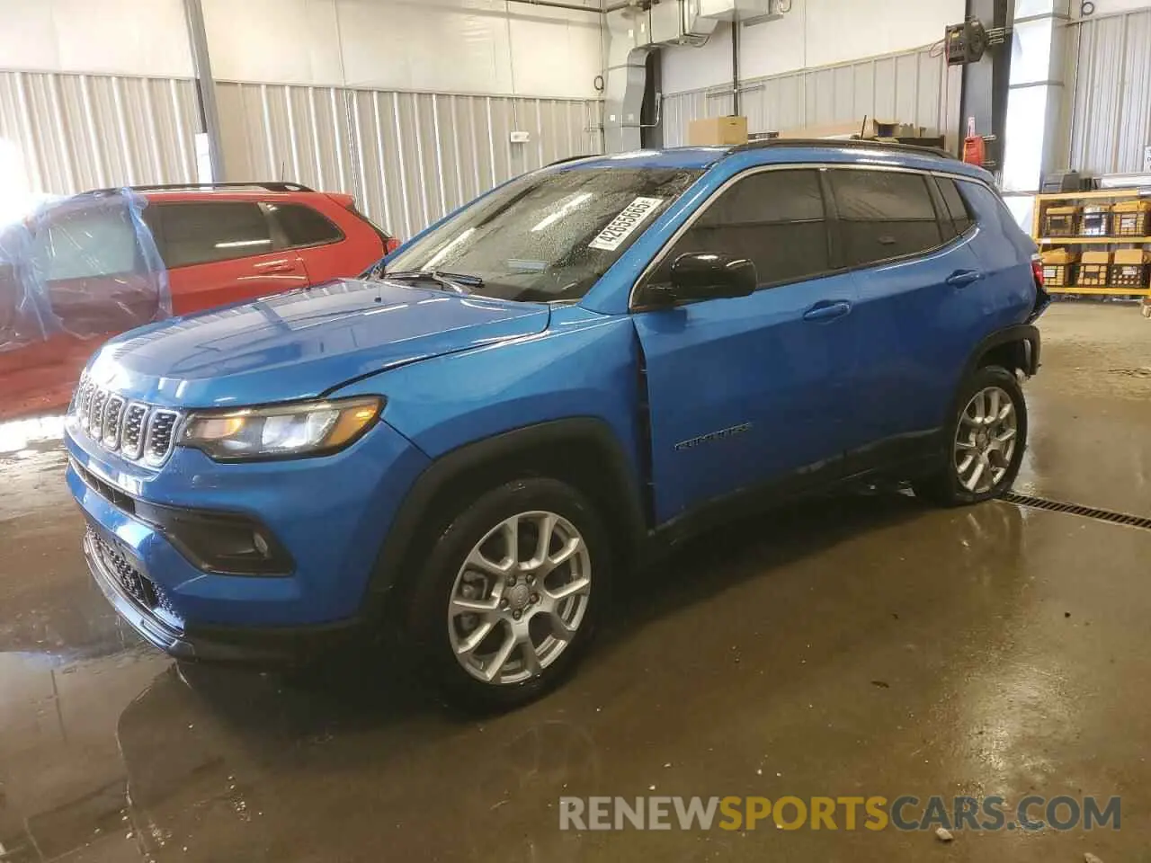 1 Photograph of a damaged car 3C4NJDFN5RT155253 JEEP COMPASS 2024