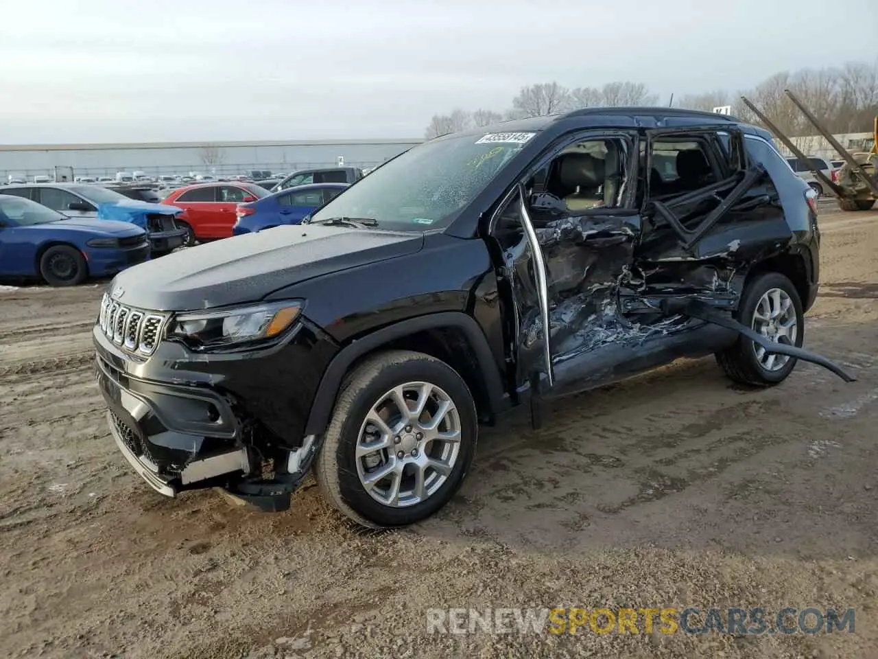 1 Photograph of a damaged car 3C4NJDFN6RT101203 JEEP COMPASS 2024