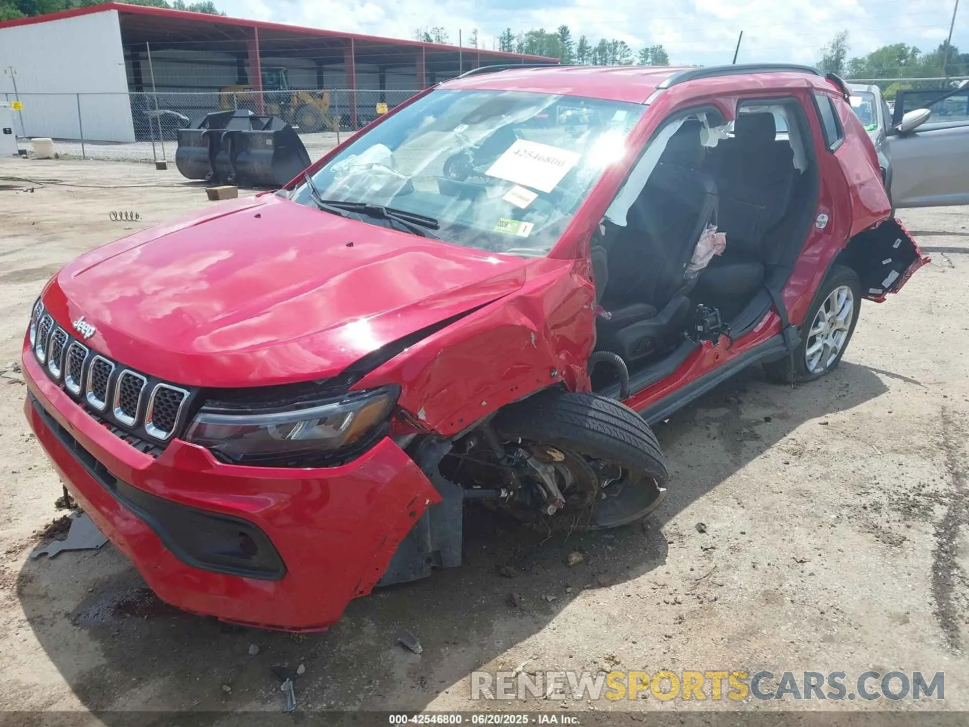 2 Photograph of a damaged car 3C4NJDFN6RT597703 JEEP COMPASS 2024