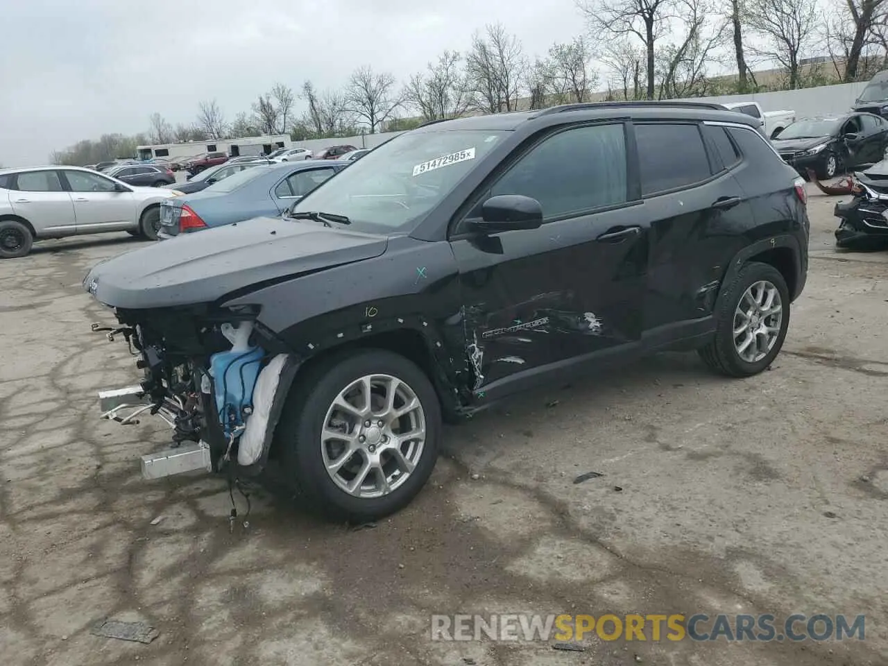 1 Photograph of a damaged car 3C4NJDFN7RT121993 JEEP COMPASS 2024