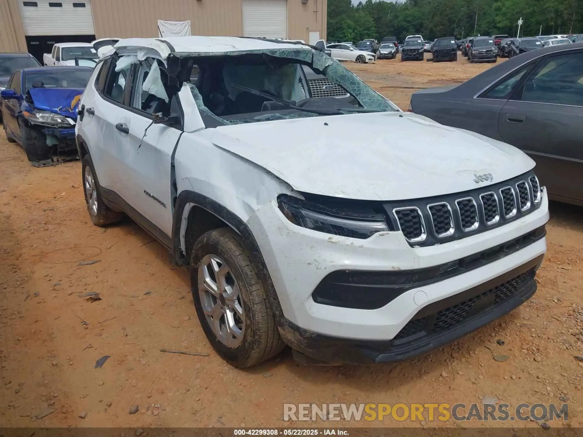 1 Photograph of a damaged car 3C4NJDAN1ST427522 JEEP COMPASS 2025