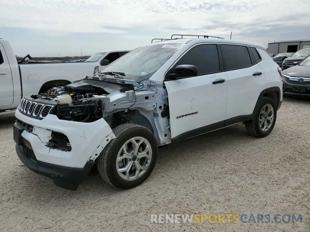 1 Photograph of a damaged car 3C4NJDAN3ST501555 JEEP COMPASS 2025